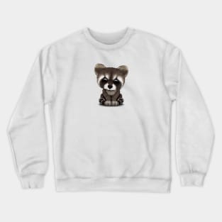 Cute Baby Raccoon Crewneck Sweatshirt